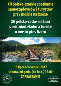 XII polsko-czeskie spotkanie samorządowców i turystów przy moście na Izerze
