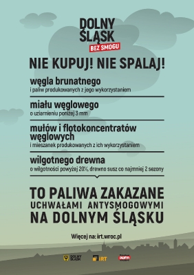 Ustawa Antysmogowa - plakat