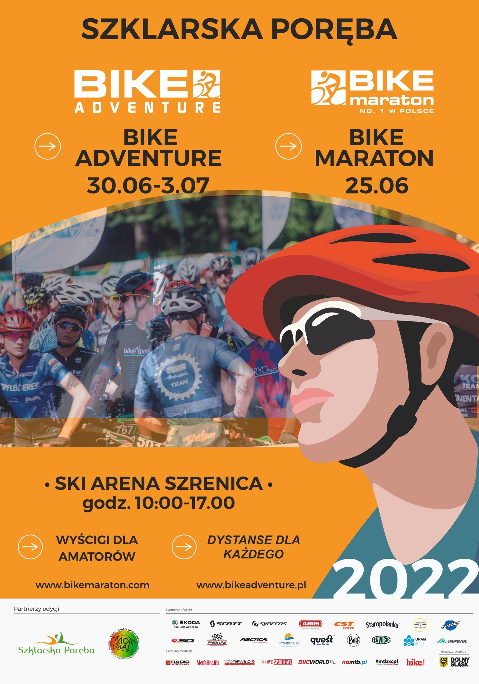 Bike Maraton i Bike Adventure - największe i najlepsze zawody rowerowe w Szklarskiej Porębie