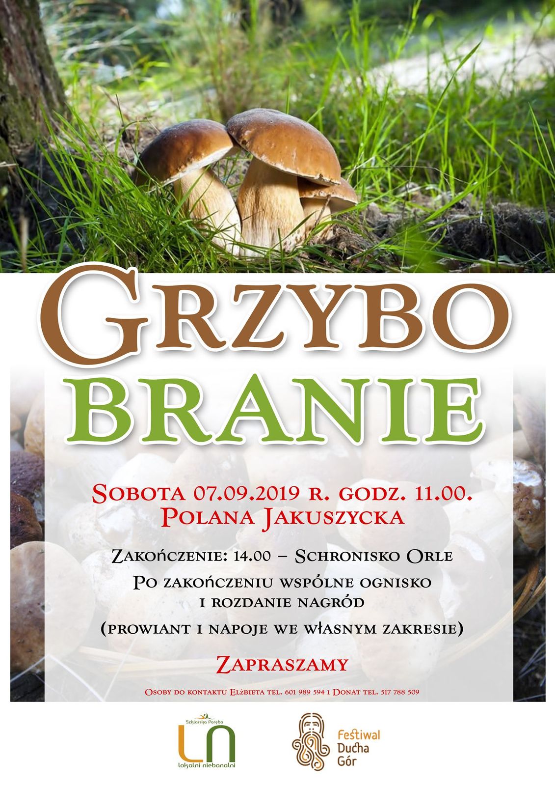 Grzybobranie 7 września 2019