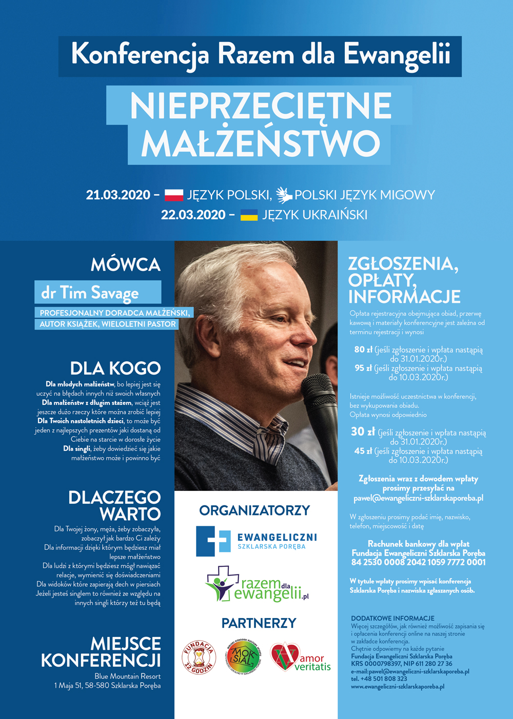 Konferencja ewangeliczna NIEPRZECIETNE MALZENSTWO