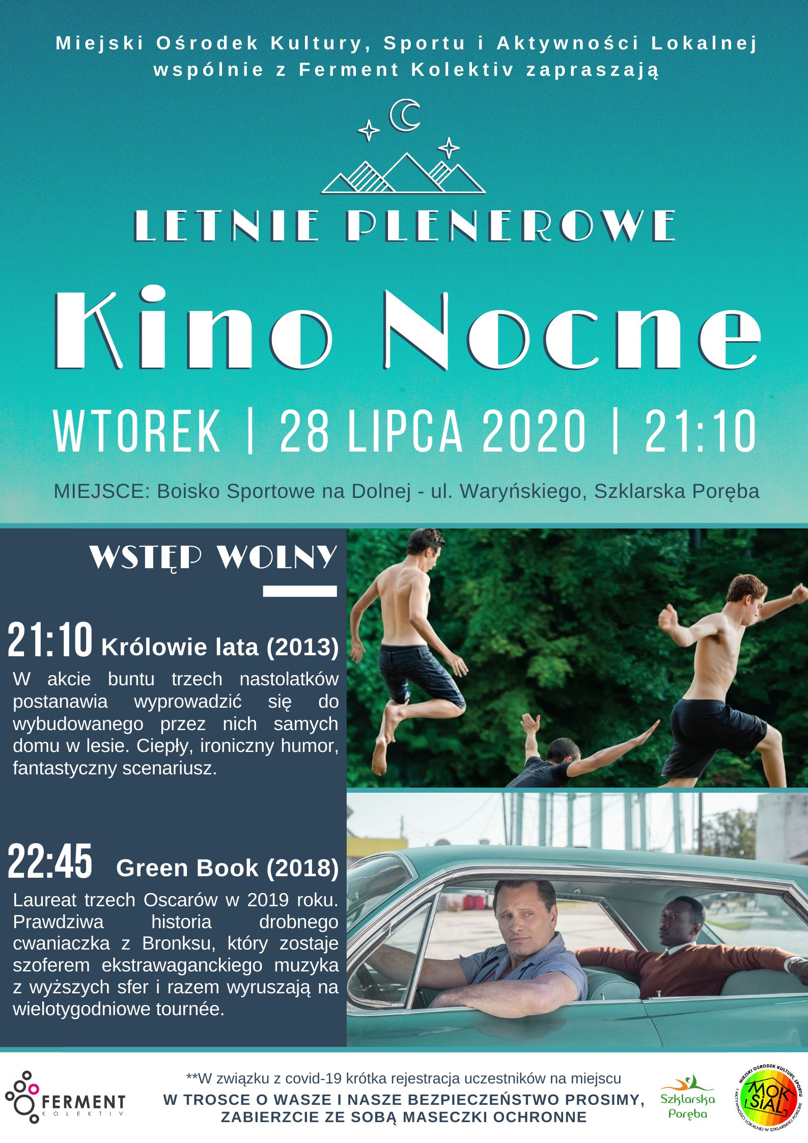 Kino plenerowe 28 lipca 2020