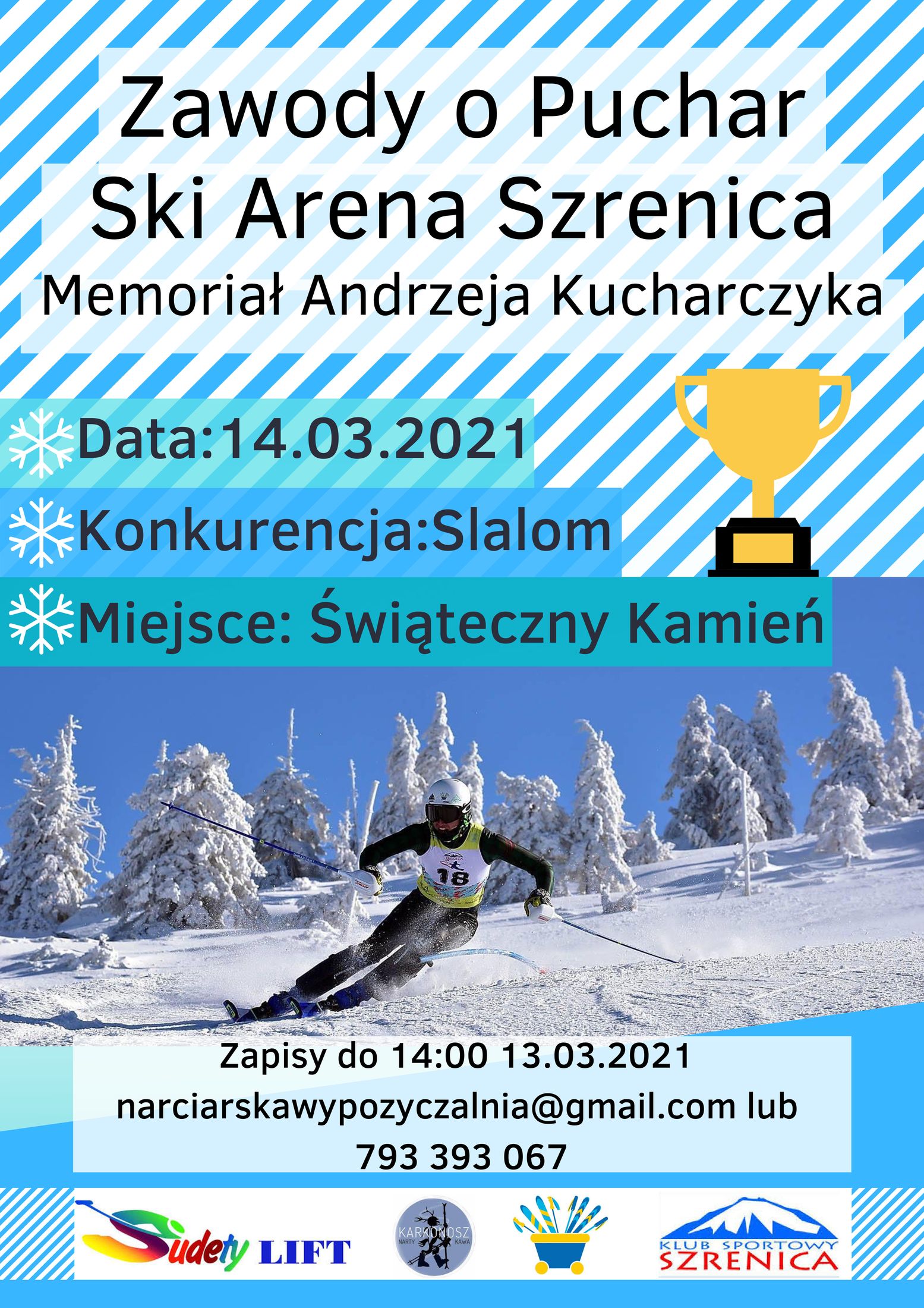 Puchar Ski Areny - Memoriał AKucharczyka 14 marca 2021