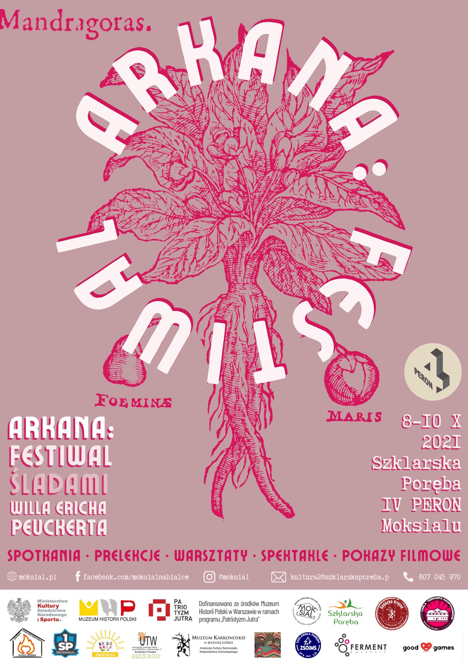 Festiwal ARKANA 8-10 paz 2021