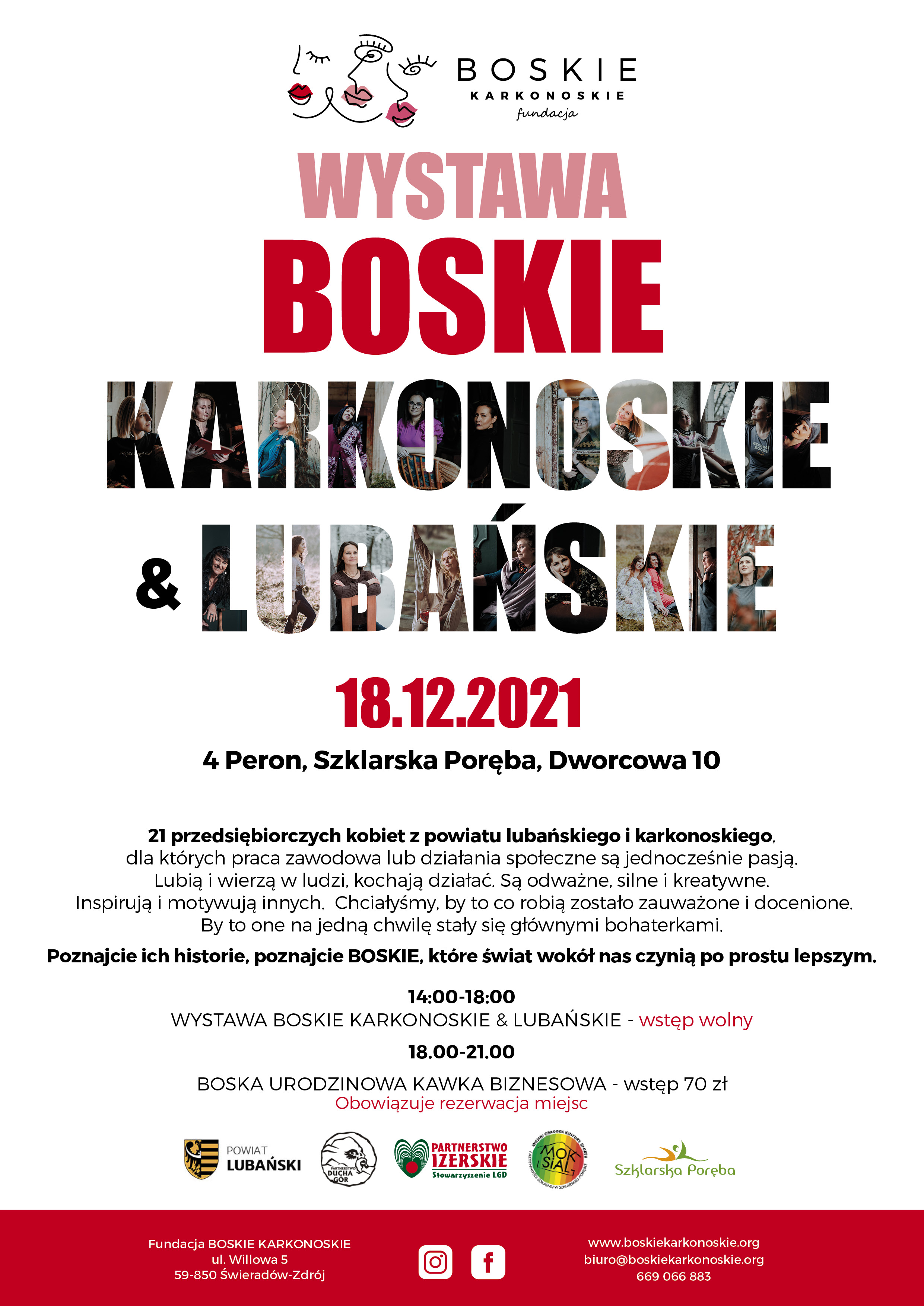 Wystawa Boskie Karkonoskie na 4 Peronie 18 grudnia 21