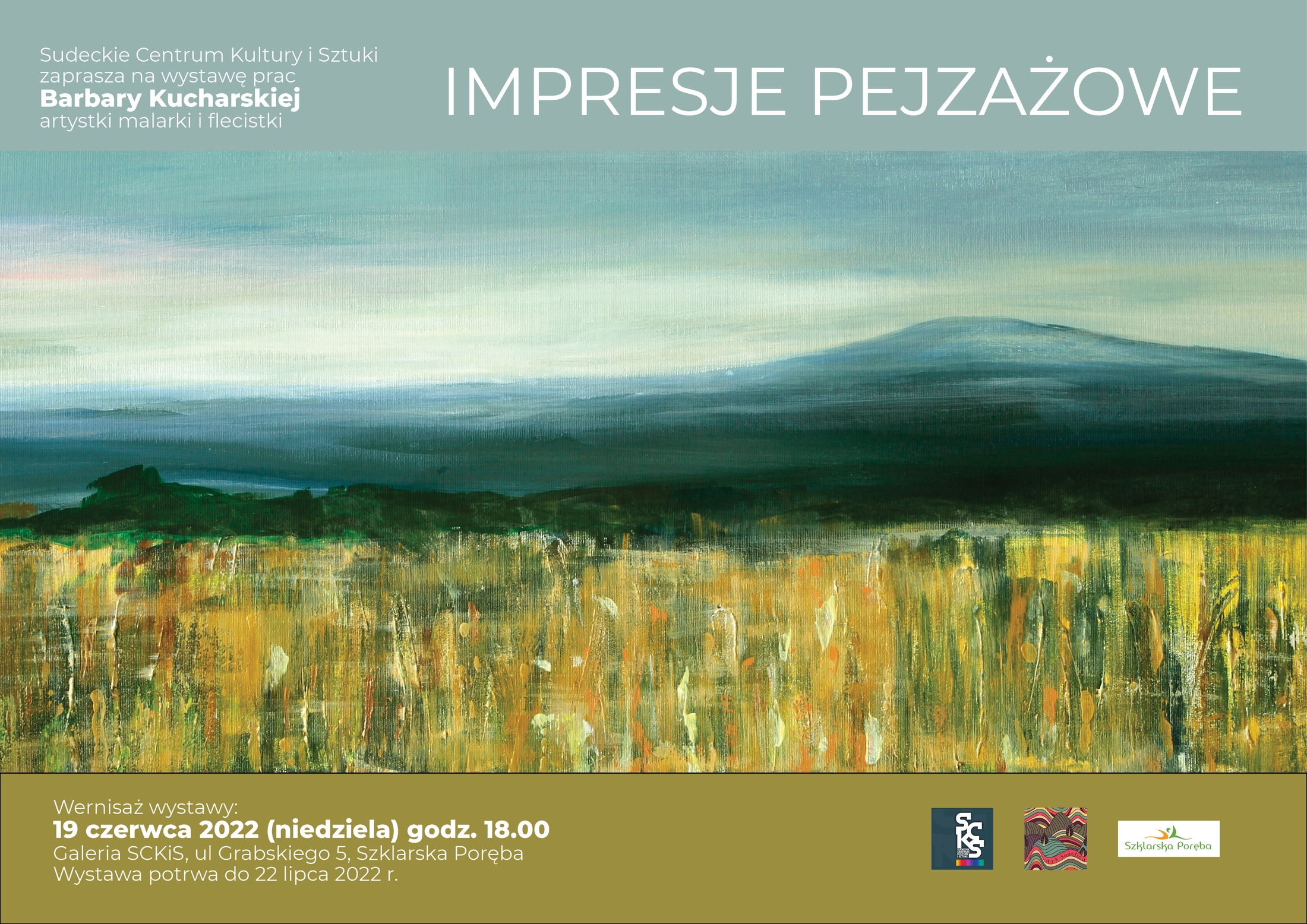 Impresje pejzażowe - wernisaż wystawy 19 czerwca 2022 w Sudeckim Centrum Kultury i Sztuki