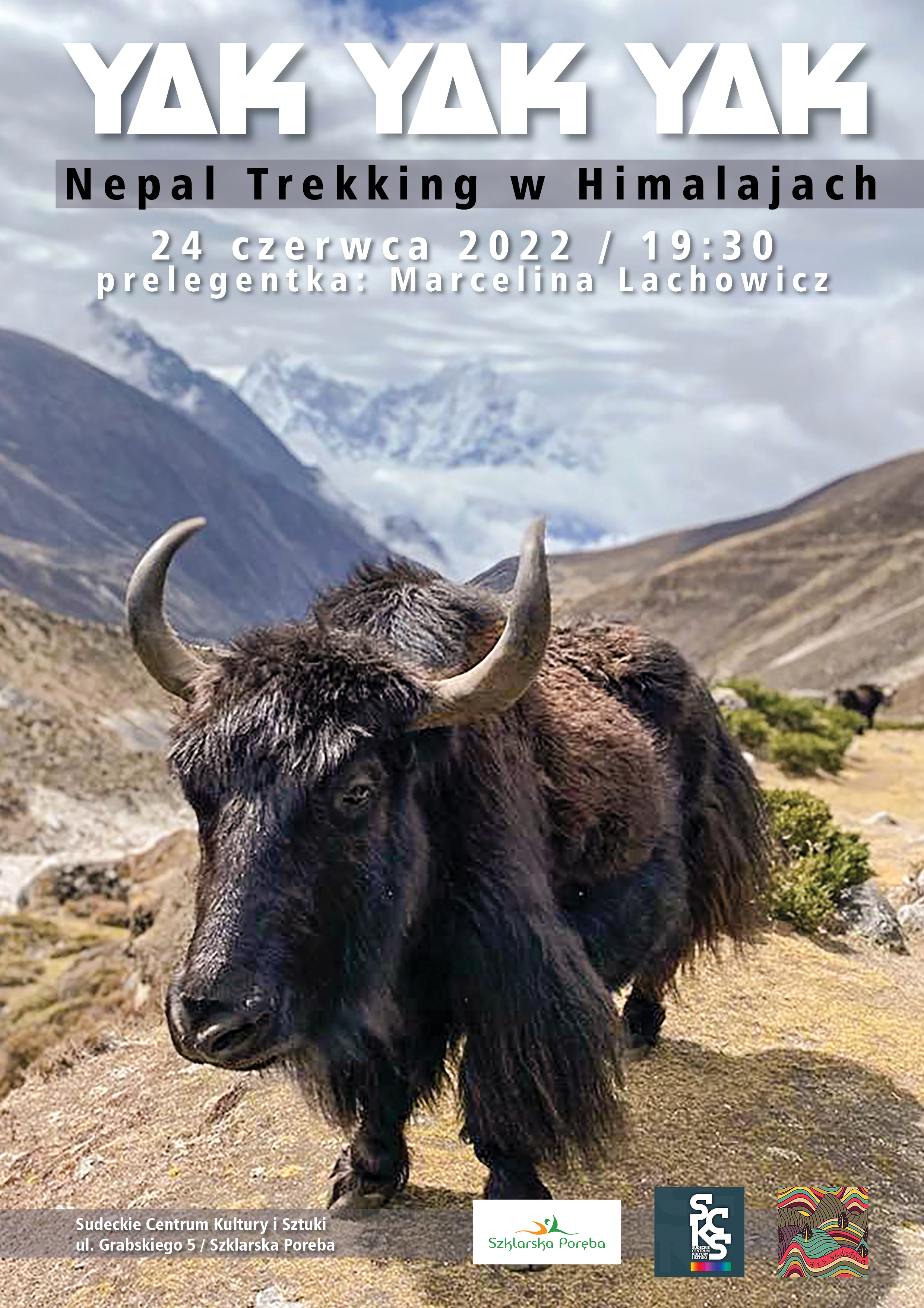 Prelekcja Marceliny Lachowicz 24 czerwca 2022 roku w Sudeckim Centrum Kultury i Sztuki o Himalajach