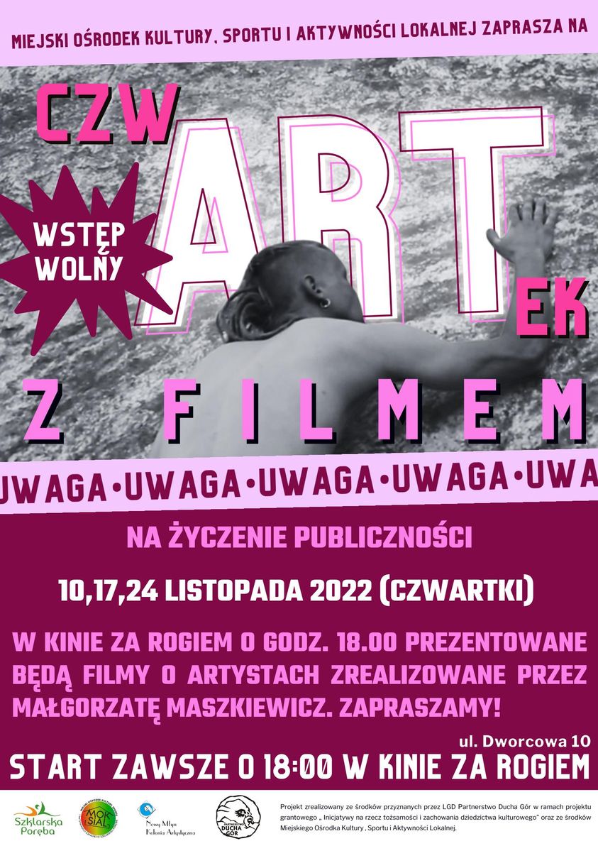 2022 11 8 czwartek z filmem plakat