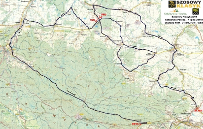 Szosowy Klasyk 2019 - mapa trasy