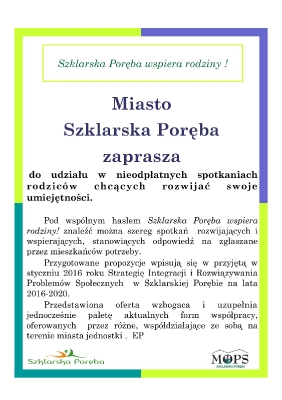 Szklarska Poręba wspiera rodziny !