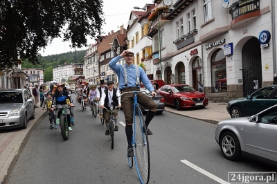 Parada Rowerów Niezwykłych w Szklarskiej Porębie. fot. Robert Kotecki