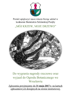 Konkurs „MÓJ KRZEW, MOJE DRZEWO 2017”