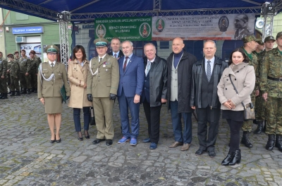 Uroczystość nadania imienia i sztandaru dla Ośrodka Szkoleń Specjalistycznych SG w Lubaniu