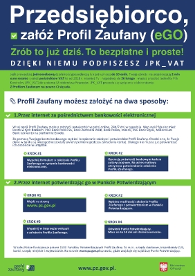 Przedsiębiorco, załóż Profil Zaufany już dziś! 