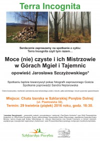 Terra Incognita - Moce (nie) czyste i ich Mistrzowie w Górach Mgieł i Tajemnic